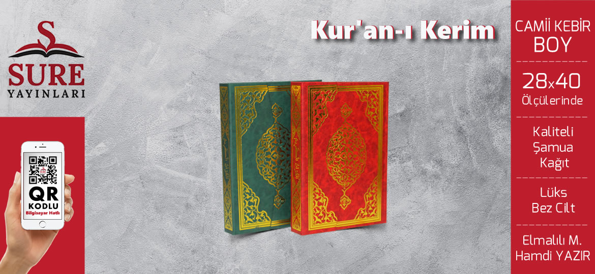 Sure Yayınları - Camii Kebir Boy Kuran, Kur'an-ı Kerim boyları, Çeşitleri, Modelleri, toptan ve perakende satış, fiyat