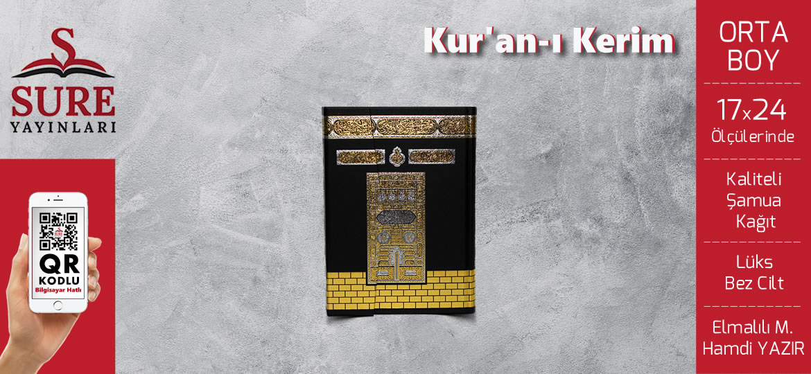 Sure Yayınları - Orta Boy Kuran, Kur'an-ı Kerim boyları, Yüce ve Tükçe Meal Çeşitleri, Modelleri, toptan ve perakende satış, fiyat