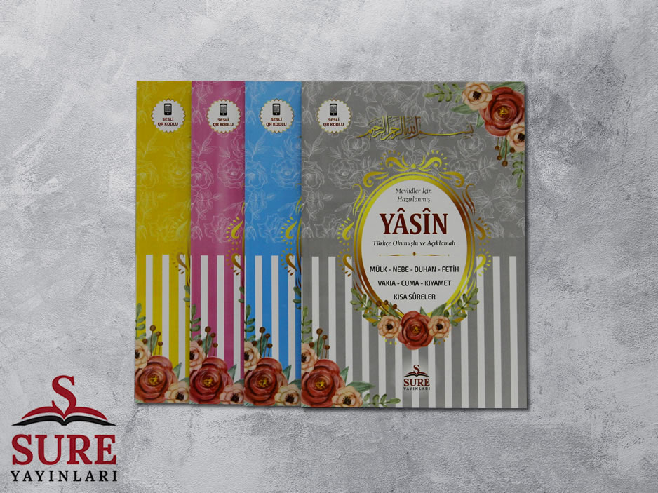 Sure Yayınları - Orta boy 41 Boy Yasin, Yasin-i Şerif boyları, Çeşitleri, Modelleri, toptan ve perakende satış, fiyat