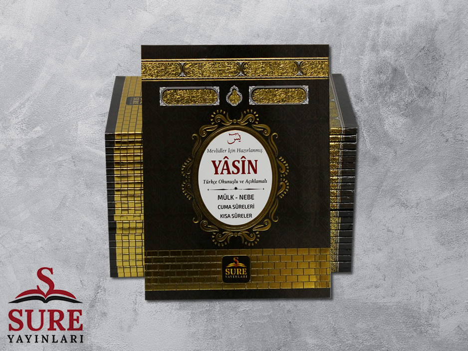 Sure Yayınları - Çanta Boy Yasin, Yasin-i Şerif boyları, Çeşitleri, Modelleri, toptan ve perakende satış, fiyat